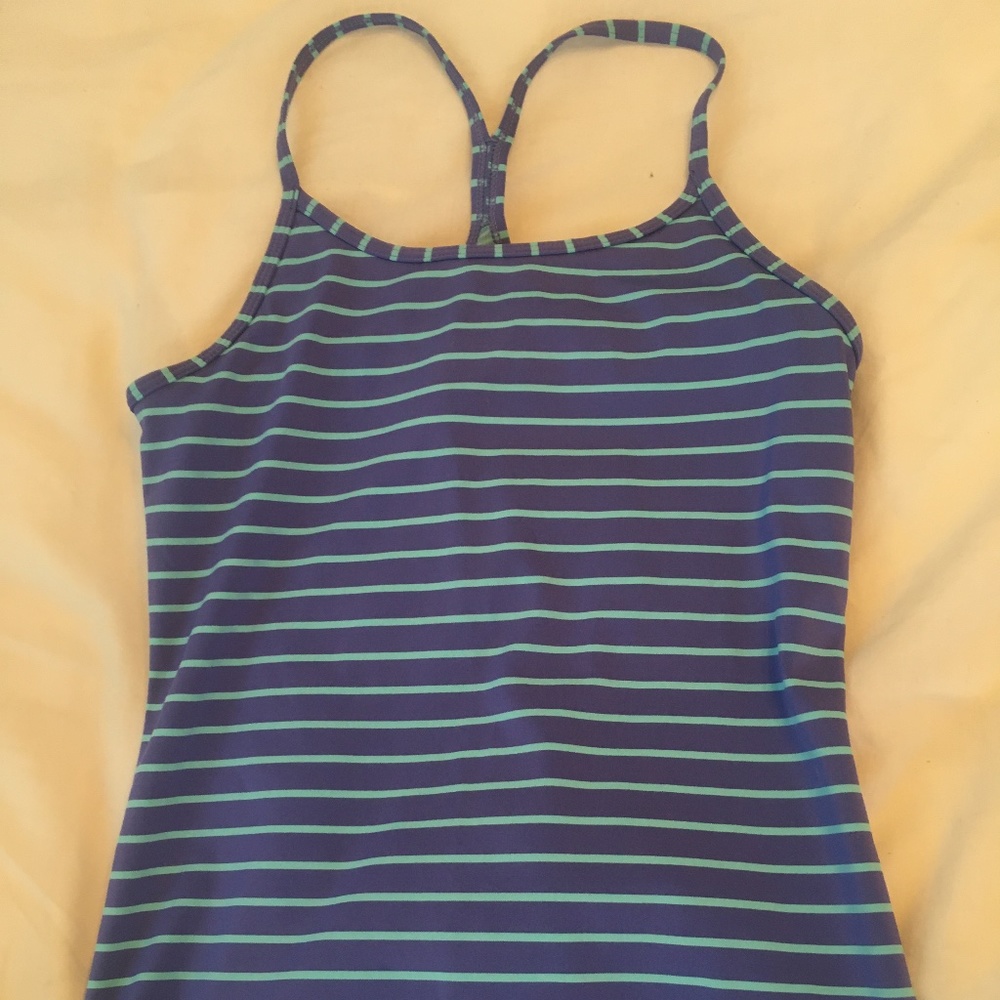 Athleta Striped Tank Top